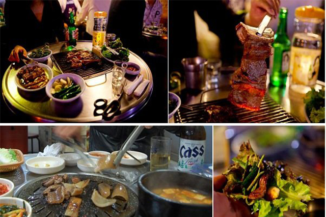 Woosung Galbi quán galbi điển hình kiểu Hàn Quốc