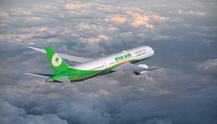 Máy bay EVA Air đang khai thác các đường bay quốc tế mới, kết nối Đài Loan với nhiều điểm đến trên thế giới.